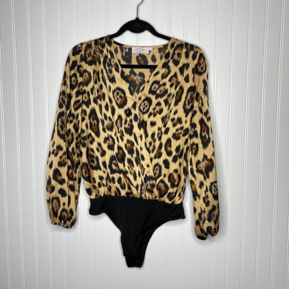 Katie Sturino x Stitch Fix Roan Leopard Bodysuit - Picture 3 of 6
